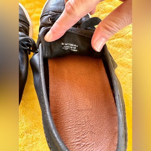 Frye Womens Mindy Black Low Top Leather Lace Up Sneaker Shoes - Picture 10 of 11